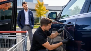 Ottawa Parking Lot Damage Prevention: PPF for Door Dings and Carts